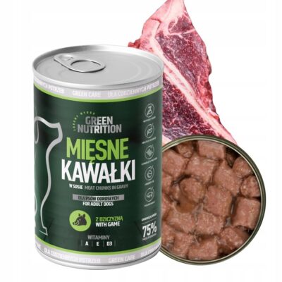 Green Nutrition – Mięsne Kawałki z Dziczyzną 415g