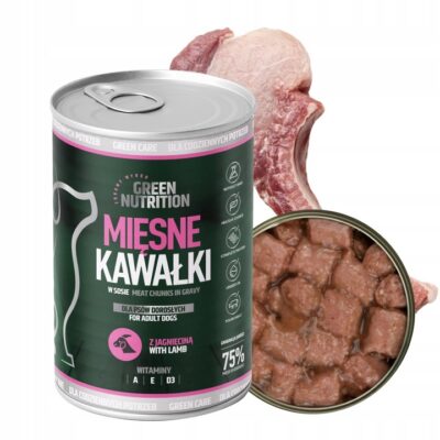 Green Nutrition – Mięsne Kawałki z Jagnięciną 415g